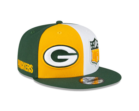 Men's Green Bay Packers Team Color 2023 NFL Sideline 9FIFTY Snapback Adjustable Hat