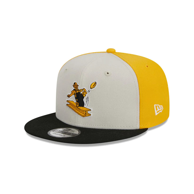 Men's Pittsburgh Steelers Historic Team Color NFL 9FIFTY Snapback Adjustable Hat - Pro Jersey Sports