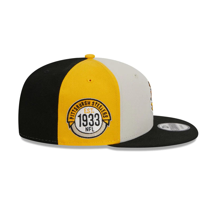 Men's Pittsburgh Steelers Historic Team Color NFL 9FIFTY Snapback Adjustable Hat - Pro Jersey Sports