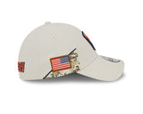 Men's Chicago Bears New Era Stone 2023 Salute to Service Secondary Logo 39THIRTY Flex Hat - Pro Jersey Sports