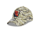 Men's Chicago Bears New Era Camo 2023 Salute to Service Primary Logo 39THIRTY Flex Hat - Pro Jersey Sports