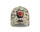 Men's Chicago Bears New Era Camo 2023 Salute to Service Primary Logo 39THIRTY Flex Hat - Pro Jersey Sports