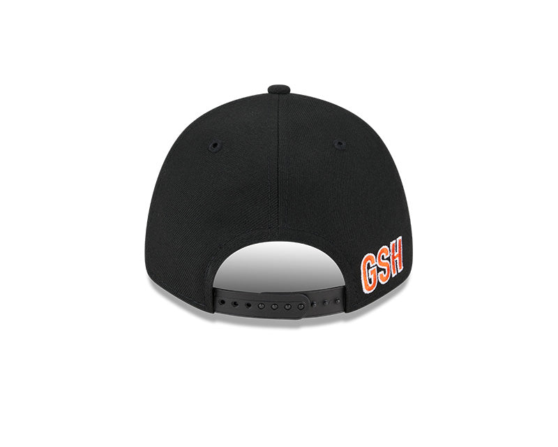 Men's Chicago Bears New Era Black 2023 NFL Crucial Catch Alternate Logo 9FORTY Adjustable Hat