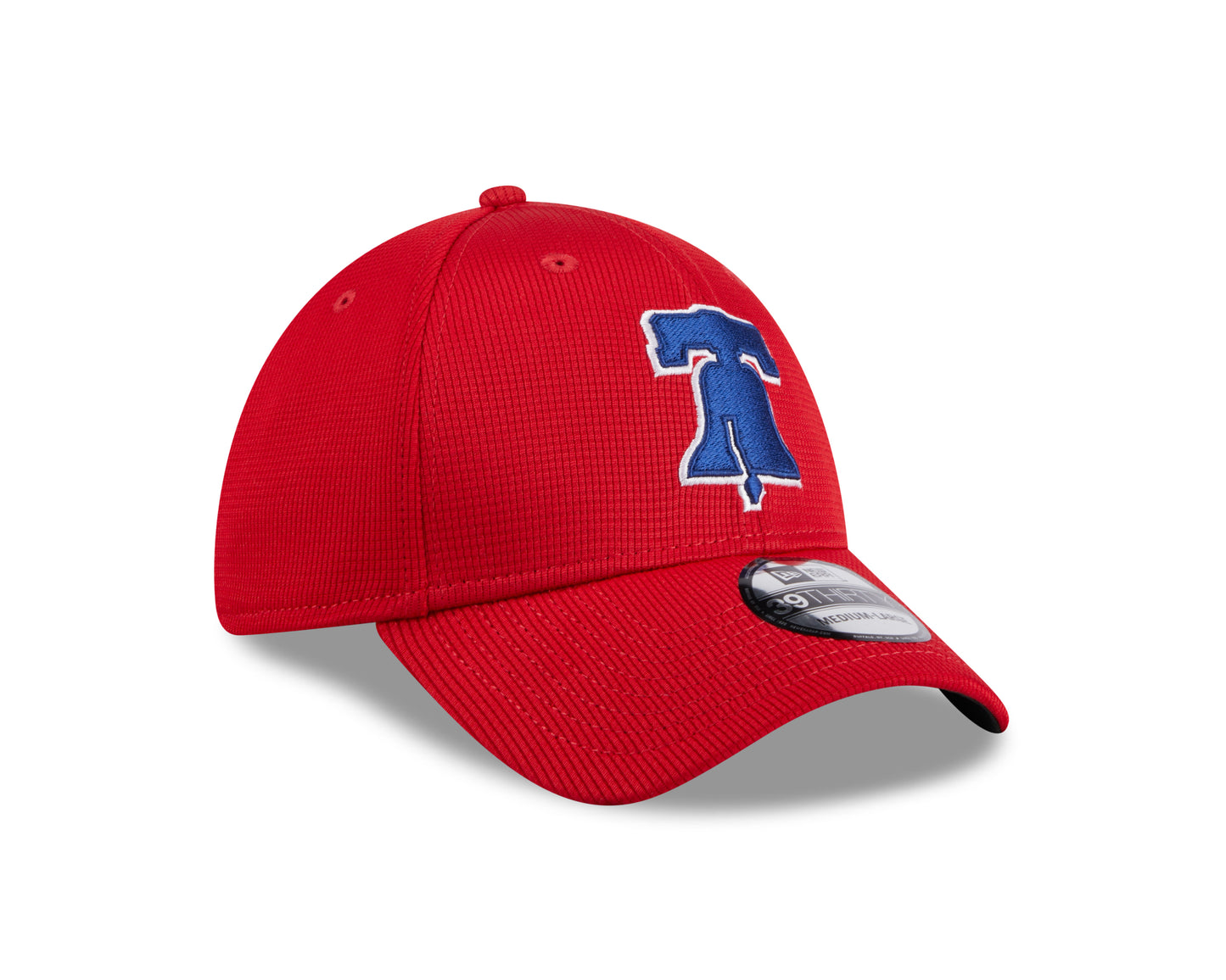 Men's Philadelphia Phillies New Era 2024 Batting Practice Red 39THIRTY Flex-Fit Hat