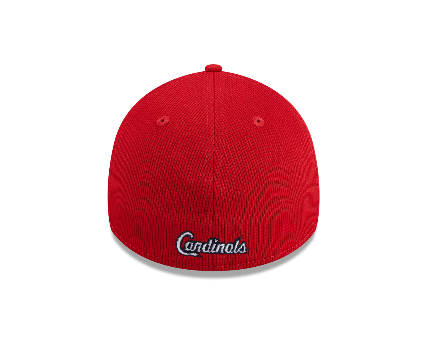 Men's St. Louis Cardinals New Era 2024 Batting Practice Red 39THIRTY Flex-Fit Hat