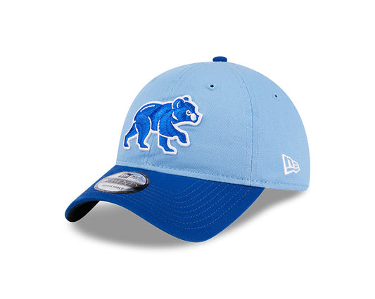 Chicago Cubs Walking Bear New Era Blue 9TWENTY Adjustable Hat