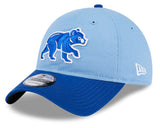 Chicago Cubs Walking Bear New Era Blue 9TWENTY Adjustable Hat - Pro Jersey Sports