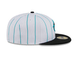Men's Miami Marlins White 2024 Batting Practice 59FIFTY Fitted Hat - Pro Jersey Sports