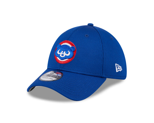 Men's Chicago Cubs New Era 2024 Batting Practice Royal Blue 39THIRTY Flex-Fit Hat