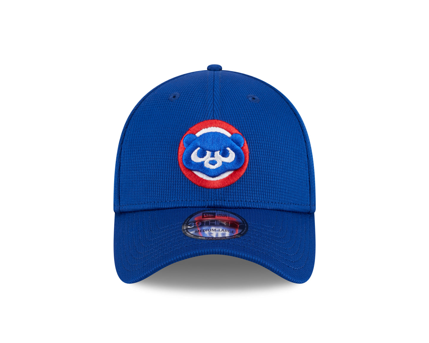 Men's Chicago Cubs New Era 2024 Batting Practice Royal Blue 39THIRTY Flex-Fit Hat