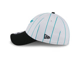 Men's Miami Marlins New Era 2024 Batting Practice White/Black 39THIRTY Flex-Fit Hat - Pro Jersey Sports