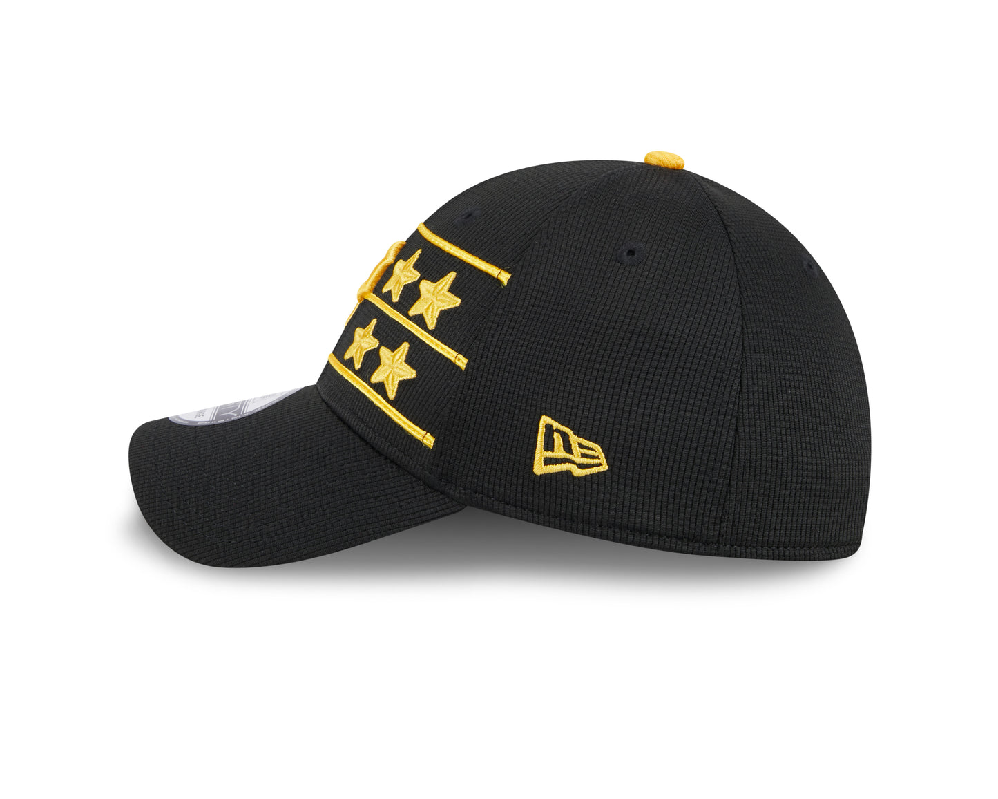 Men's Pittsburgh Pirates New Era 2024 Batting Practice Black 39THIRTY Flex-Fit Hat