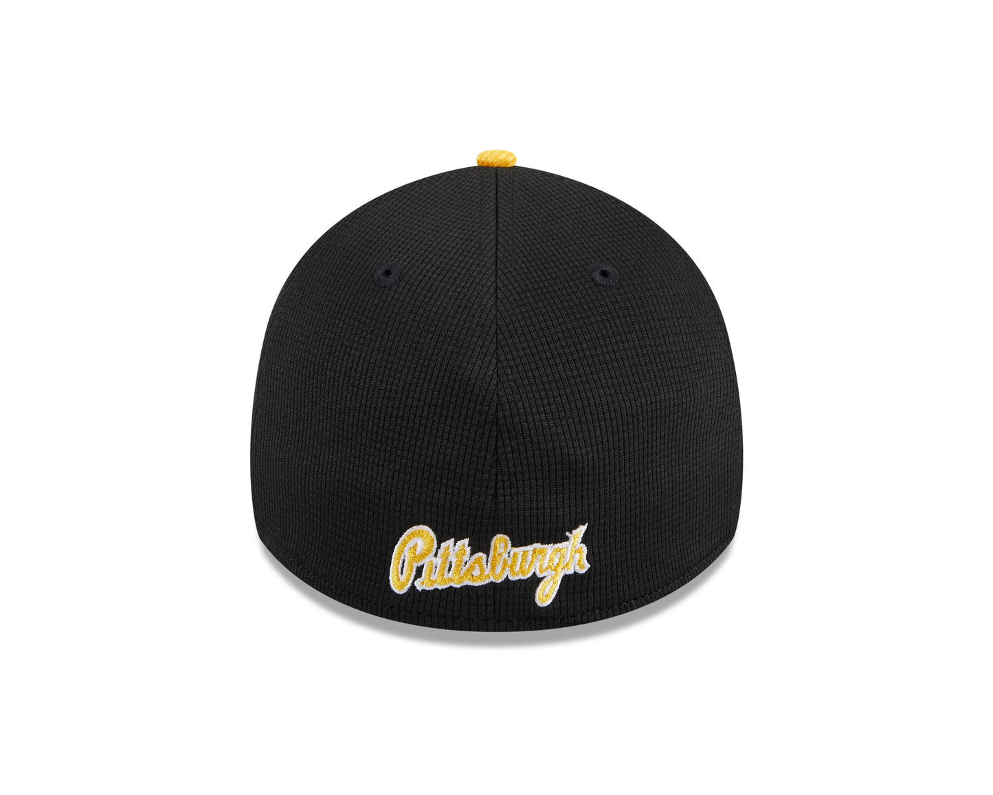 Men's Pittsburgh Pirates New Era 2024 Batting Practice Black 39THIRTY Flex-Fit Hat