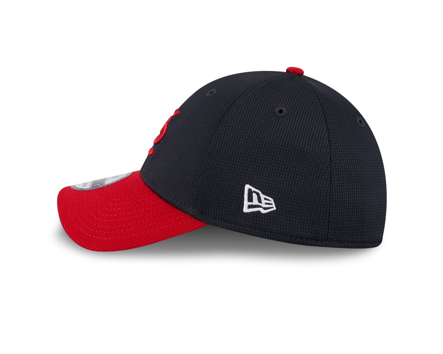 Men's St. Louis Cardinals New Era 2024 Batting Practice Navy/Red 39THIRTY Flex-Fit Hat