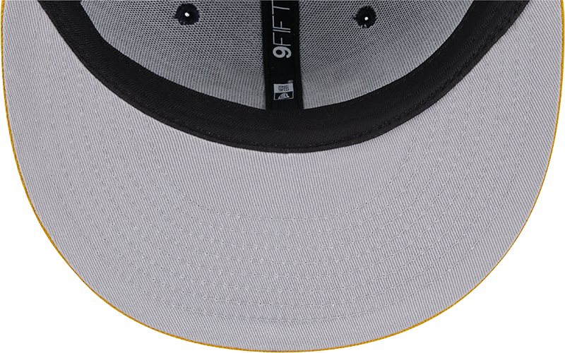 Notre Dame Fighting Irish New Era Navy/Gold Script 9FIFTY Snapback Hat