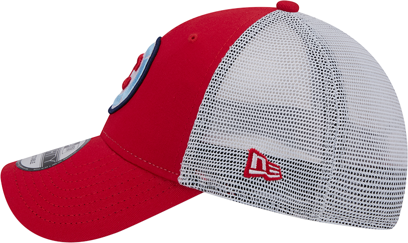 Chicago Fire New Era Red/White 9FORTY Trucker Adjustable Hat
