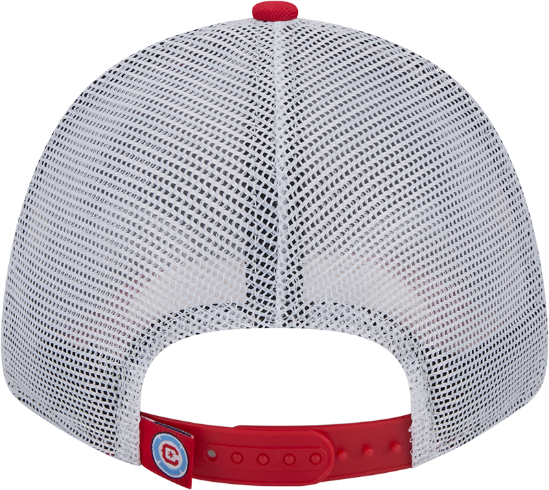 Chicago Fire New Era Red/White 9FORTY Trucker Adjustable Hat