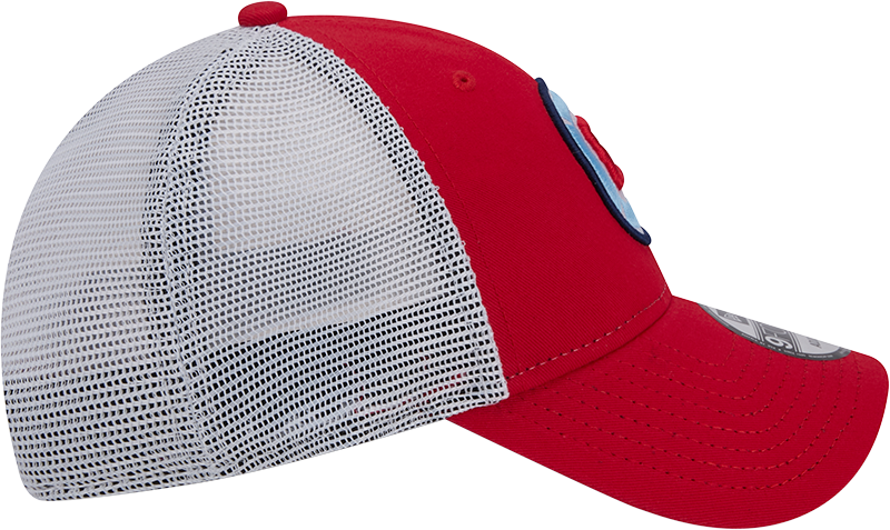 Chicago Fire New Era Red/White 9FORTY Trucker Adjustable Hat