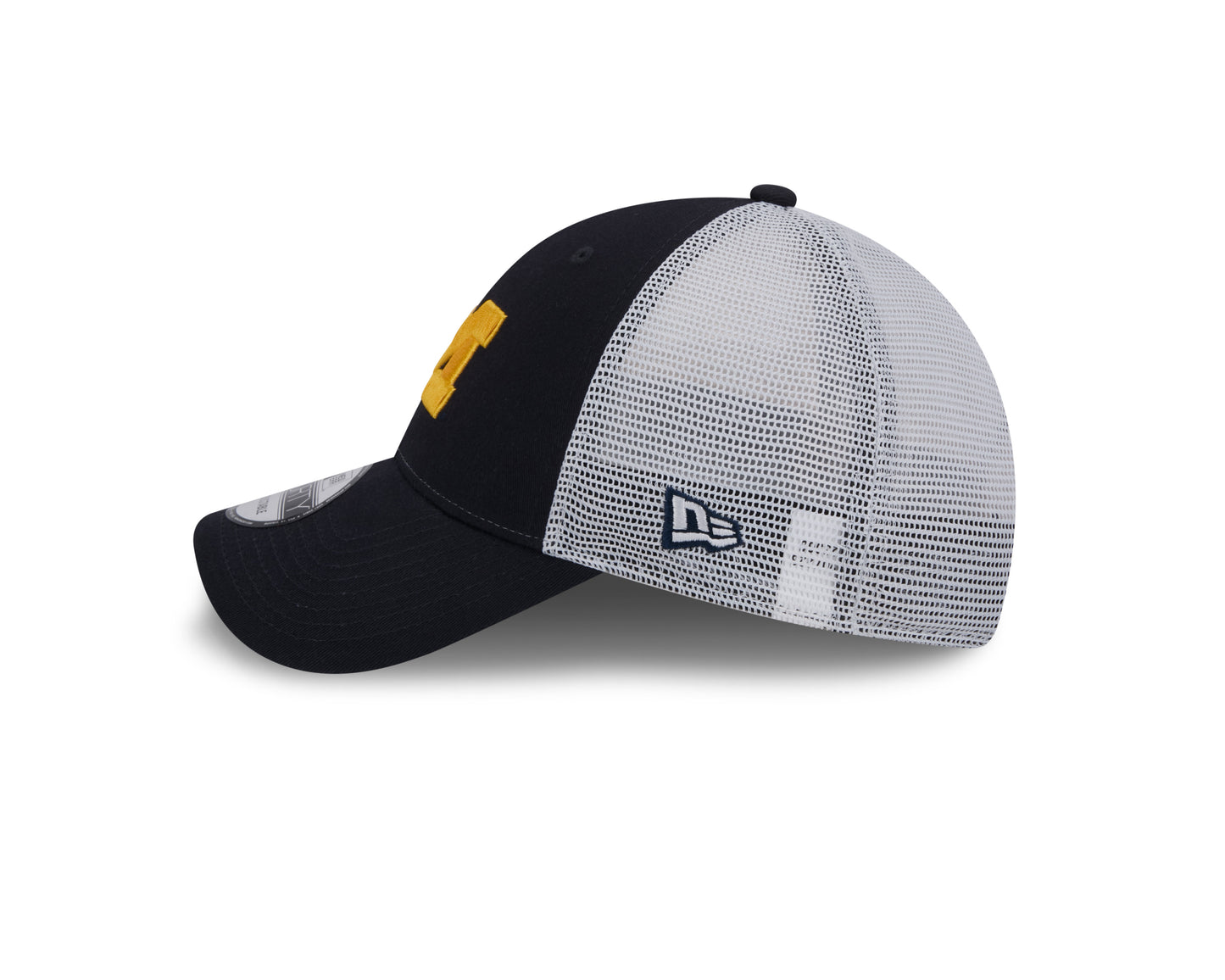 Michigan Wolverines New Era Navy/White Trucker 9FORTY Adjustable Hat