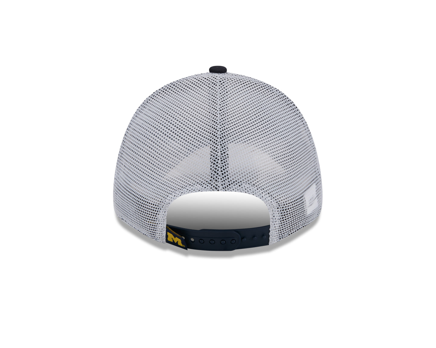 Michigan Wolverines New Era Navy/White Trucker 9FORTY Adjustable Hat