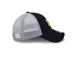 Michigan Wolverines New Era Navy/White Trucker 9FORTY Adjustable Hat - Pro Jersey Sports
