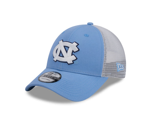 North Carolina Tar Heels New Era Blue/White Trucker 9FORTY Adjustable Hat