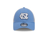 North Carolina Tar Heels New Era Blue/White Trucker 9FORTY Adjustable Hat - Pro Jersey Sports