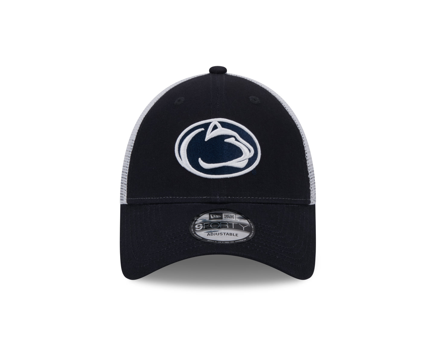 Penn State Nittany Lions New Era Navy/White Trucker 9FORTY Adjustable Hat