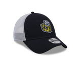 Michigan Wolverines New Era Vault Navy/White Trucker 9FORTY Adjustable Hat - Pro Jersey Sports