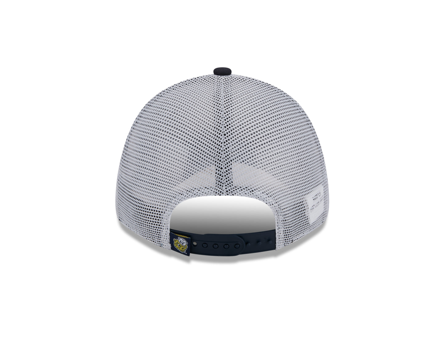 Michigan Wolverines New Era Vault Navy/White Trucker 9FORTY Adjustable Hat