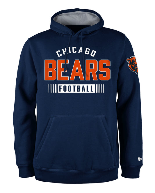 Men's Chicago Bears New Era Navy Pullover Hoodie