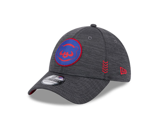 Men's Chicago Cubs New Era Graphite 2024 Clubhouse 39THIRTY Flex Fit Hat