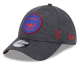 Men's Chicago Cubs New Era Graphite 2024 Clubhouse 39THIRTY Flex Fit Hat - Pro Jersey Sports