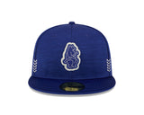 Men's Chicago Cubs New Era Blue 2024 Clubhouse 1914 59FIFTY Fitted Hat - Pro Jersey Sports