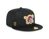 Men's Pittsburgh Pirates New Era Black 2024 Alternate Clubhouse 1914 59FIFTY Fitted Hat - Pro Jersey Sports