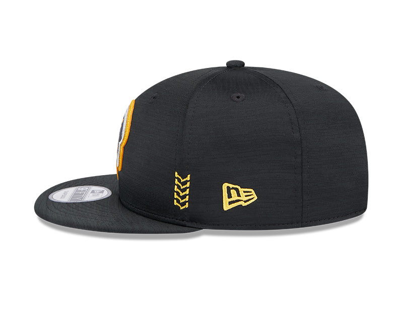 Men's Pittsburgh Pirates New Era Black 2024 Clubhouse 9FIFTY Snapback Hat