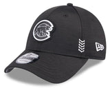 Men's Chicago Cubs New Era Black 2024 Clubhouse Alternate 9FORTY Adjustable Hat - Pro Jersey Sports