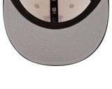Pittsburgh Pirates Cream/Black Leather Visor New Era 59FIFTY Fitted Hat - Pro Jersey Sports