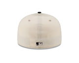 Chicago White Sox Cream/Black Leather Visor New Era 59FIFTY Fitted Hat - Pro Jersey Sports