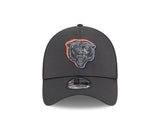 Men's Chicago Bears New Era 2024 NFL Draft Graphite 39THIRTY Flex Fit Hat - Pro Jersey Sports