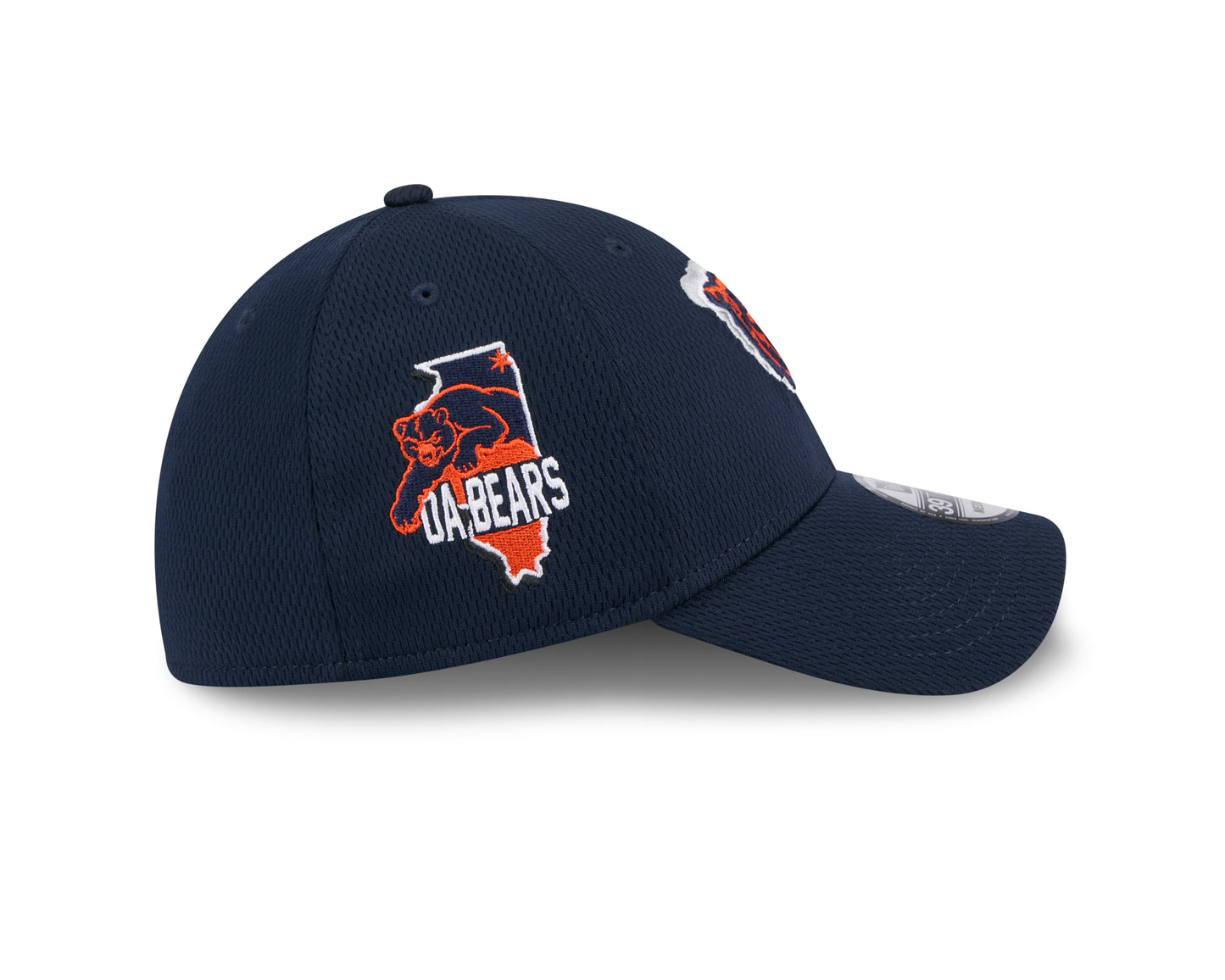 Men's Chicago Bears New Era 2024 NFL Draft Navy 39THIRTY Flex Fit Hat