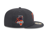 Men's Chicago Bears New Era Graphite 2024 On Stage NFL Draft 59FIFTY Fitted Hat - Pro Jersey Sports