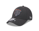 Men's Chicago Bears New Era Graphite 2024 NFL Draft 9FORTY Adjustable Hat - Pro Jersey Sports