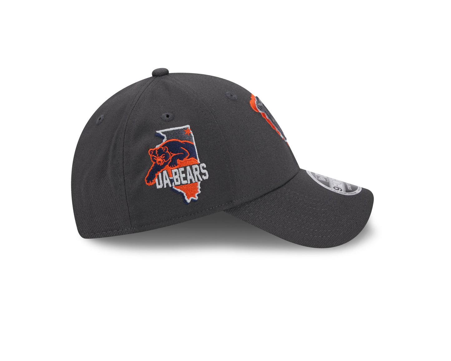 Men's Chicago Bears New Era Graphite 2024 NFL Draft 9FORTY Adjustable Hat