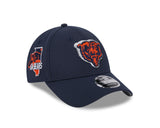Men's Chicago Bears New Era Navy 2024 NFL Draft 9FORTY Adjustable Hat - Pro Jersey Sports