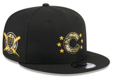 Chicago Cubs New Era 2024 MLB Armed Forces Day Black 9FIFTY Snapback Adjustable Hat - Pro Jersey Sports