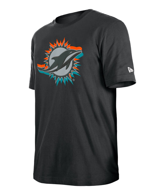 Men's Miami Dolphins Graphite Draft New Era Tee