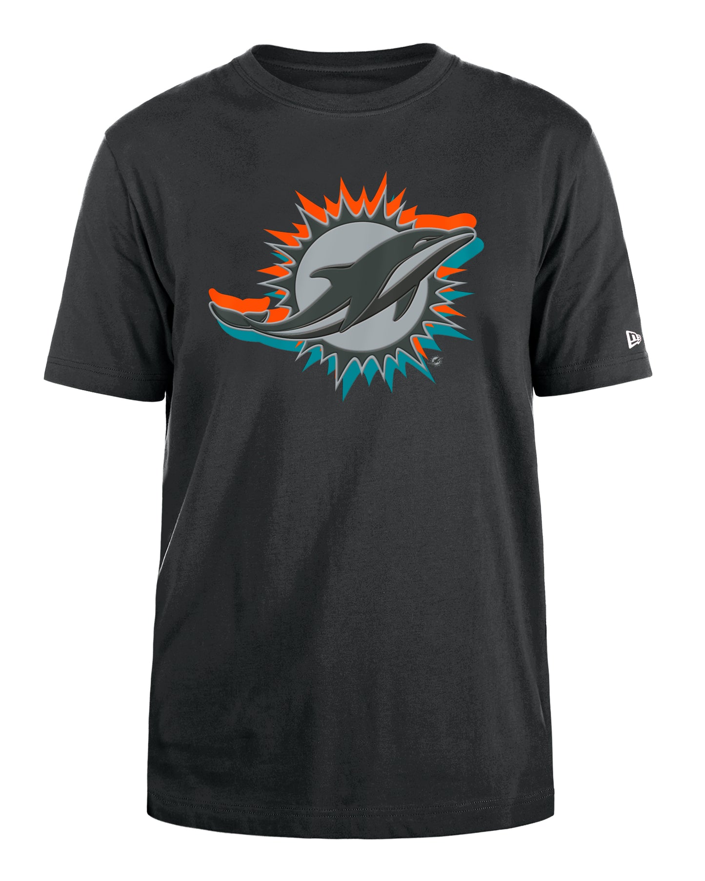 Men's Miami Dolphins Graphite Draft New Era Tee