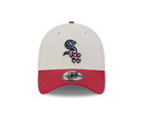 Chicago White Sox New Era Stone/Red 2024 4th of July 39THIRTY Flex Hat - Pro Jersey Sports