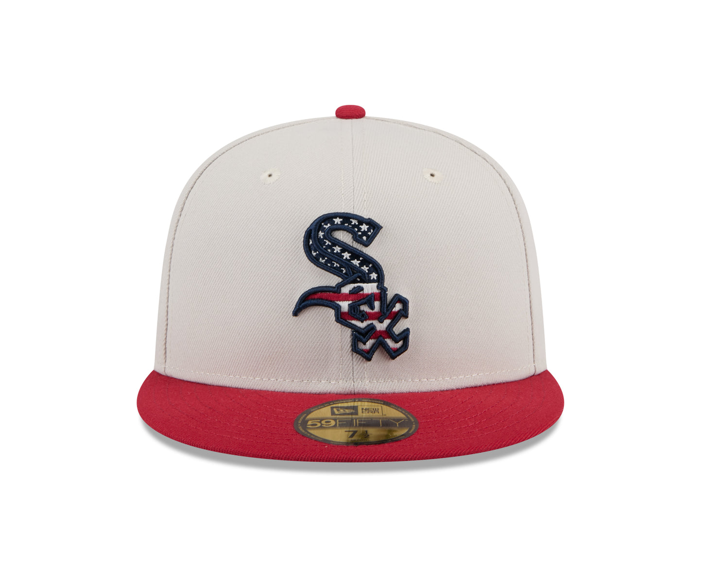 Chicago White Sox 2024 4th of July Stone/Red On Field New Era 59FIFTY Fitted Hat
